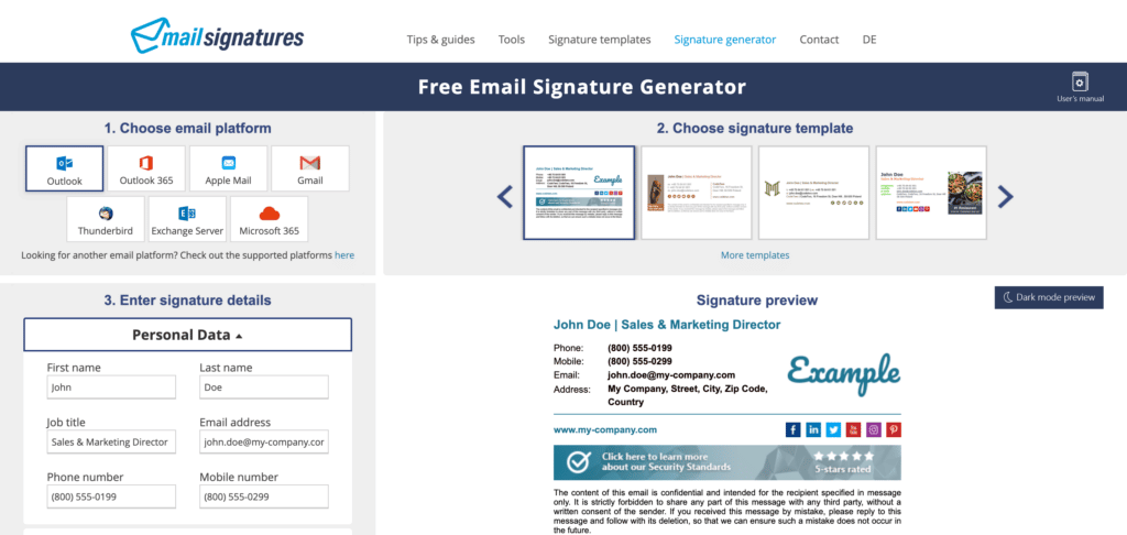 signature email mail signatures